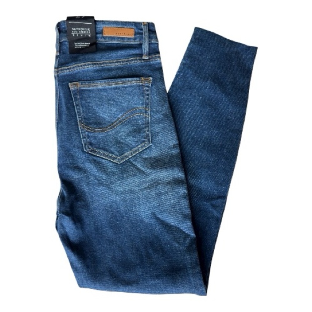 Sanctuary Social Standard Mid-Rise Skinny Jeans Raw Hem Low Stretch Size 29 NWT